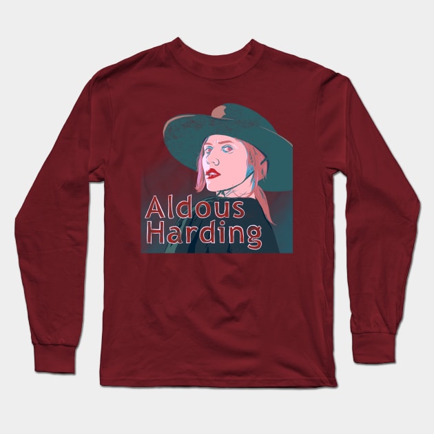 ALDOUS HARDING Long Sleeve T-Shirt by Swoody Shop